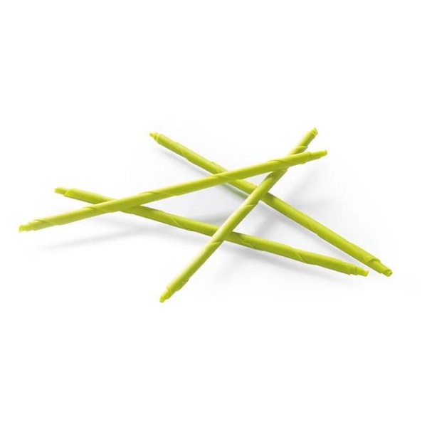 Pencils Lime Long Wh