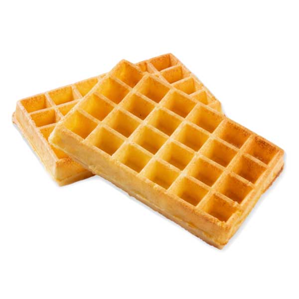 24x80g Brussels Waffles with Yeast 4x6