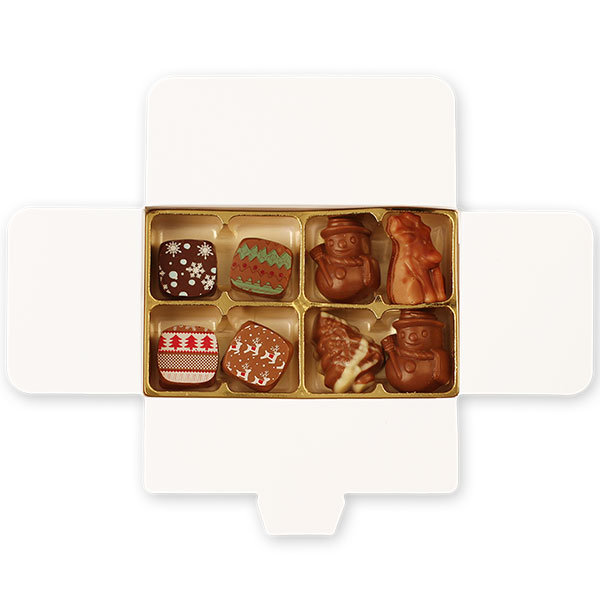 Box for 8 Chocolates White