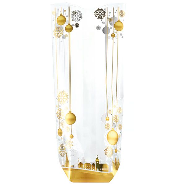 Baubles and Snowflakes 120mm x 260mm