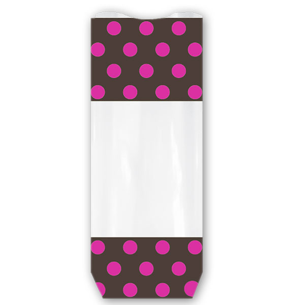 Polka Choco Rose 10cm x 22cm