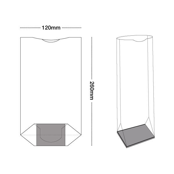 Clear Poly 120mm x 260mm